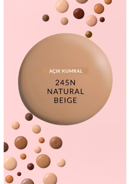 Make Up + Care 3'ü 1 Arada Mat Serum Fondöten 30 ml 245N Natural Beige modelleri
