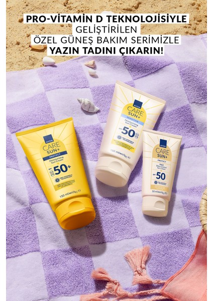 Sun+ Protect Nemlendirici Güneş Kremi SPF50+ 150 Ml.
