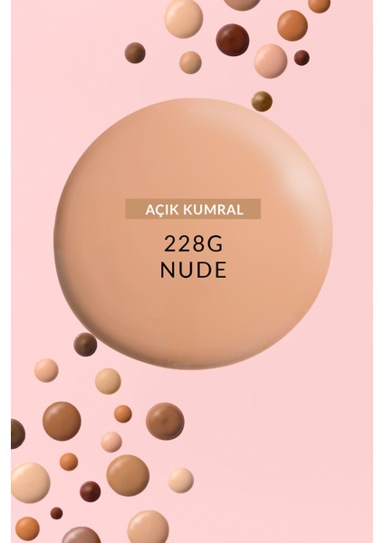 Make Up + Care 3ü 1 Arada Mat Serum Fondöten 30 Ml. 228G Nude