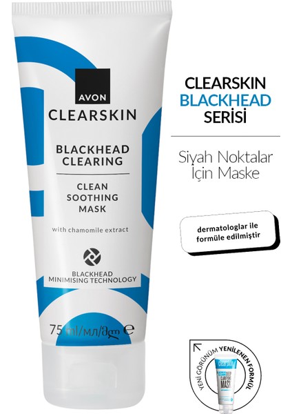 Siyah Noktaların Görünümü Için Ferahlatan Arındırıcı Yüz Maskesi 75 Ml. fiyatları