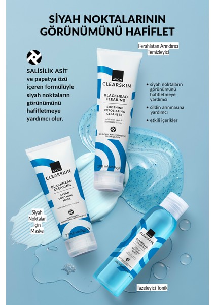 Siyah Noktaların Görünümü Için Ferahlatan Arındırıcı Yüz Maskesi 75 Ml. modelleri