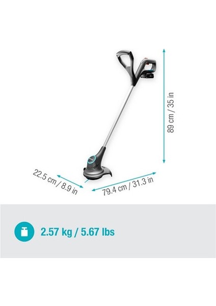 14702 Akülü Kenar Kesme Makinesi Smallcut 23/18V P4A Set