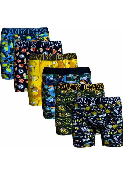 Erkek Boxer 6’li Set Erkek Baksır