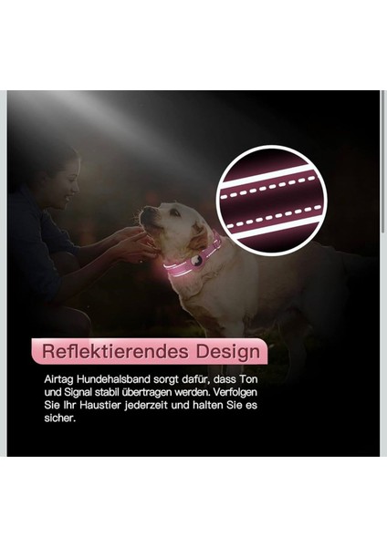 Yüksek Kalite, Reflektörlü Airtag Köpek Tasması fiyatları