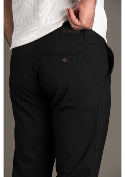 Erkek Siyah Keten Pantolon indirimleri