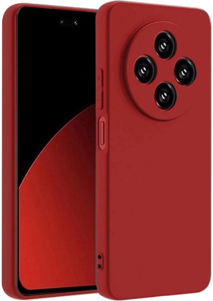 Xiaomi Redmi 14C Kılıf Nano Içi Kadife Silikon - Kırmızı Zrnet