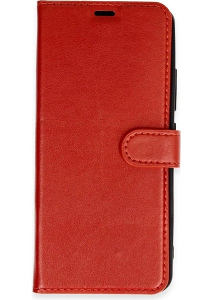Xiaomi Redmi 14C Kılıf Trend S Plus Kapaklı Kılıf - Kırmızı Zrnet