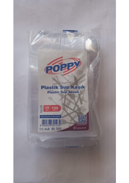 Plastik Sup Kaşık 100 Adet