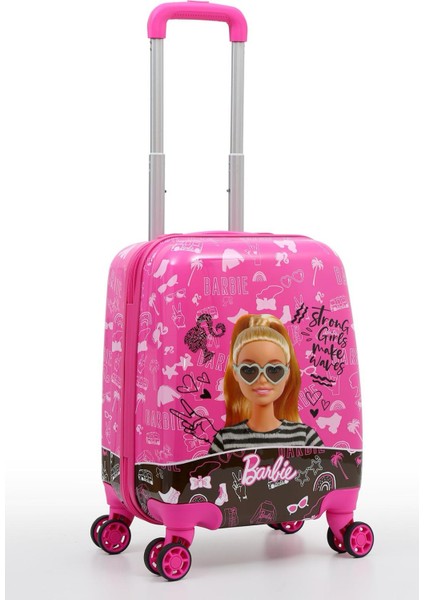 Barbie Çocuk Valizi Pembe | Darbeye Dayanıklı indirimleri