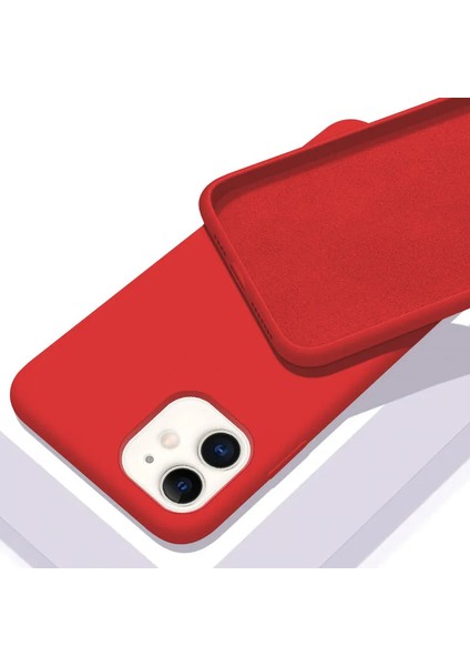 IPhone 11 Kadife Iç Dokulu Silikon Kılıf