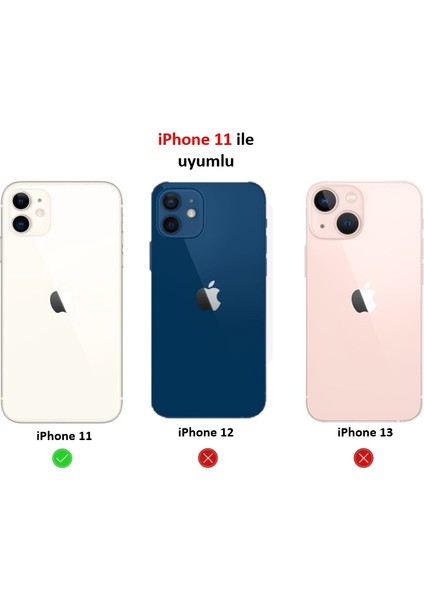 IPhone 11 Kadife Iç Dokulu Silikon Kılıf