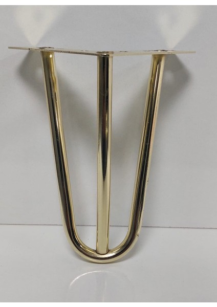 Mil Model 15 cm Gold Metal Mobilya Ayağı