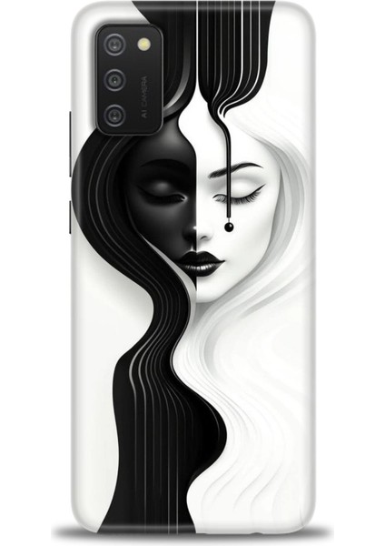 Samsung Galaxy A03S Hd Baskılı Kılıf + Seramik Tam Kaplayan Ekran Koruyucu 144