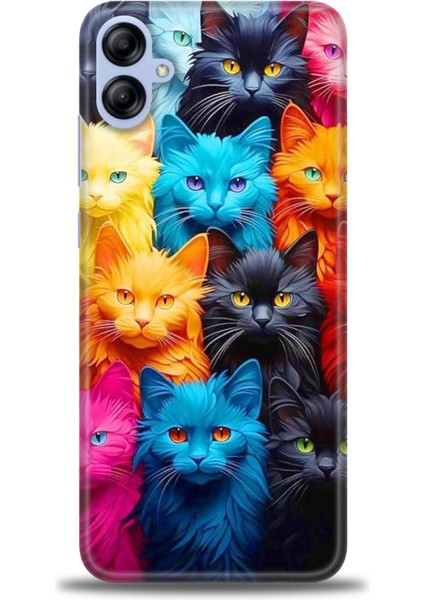 Samsung Galaxy A04E Hd Baskılı Kılıf + Seramik Tam Kaplayan Ekran Koruyucu 70