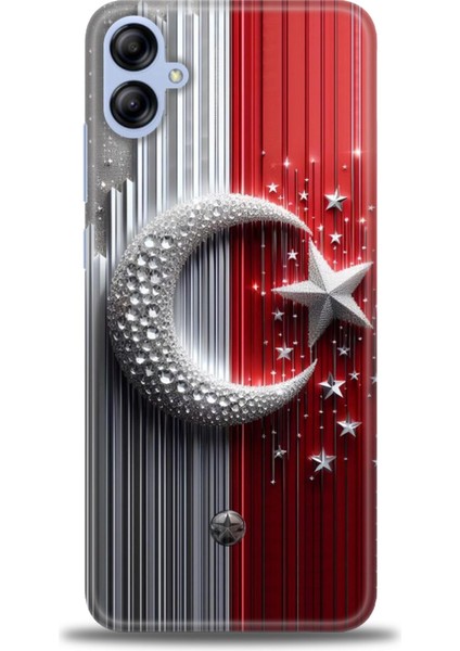 Samsung Galaxy A04E Hd Baskılı Kılıf + Seramik Tam Kaplayan Ekran Koruyucu 40