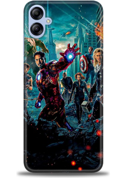 Samsung Galaxy A04E Hd Baskılı Kılıf + Seramik Tam Kaplayan Ekran Koruyucu 100