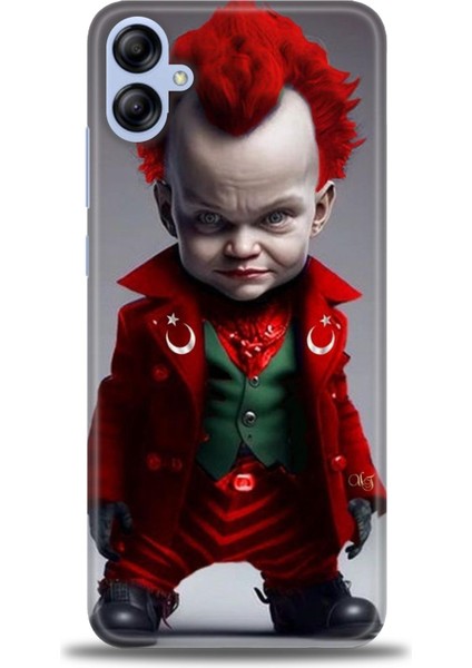 Samsung Galaxy A04E Hd Baskılı Kılıf + Seramik Tam Kaplayan Ekran Koruyucu 248