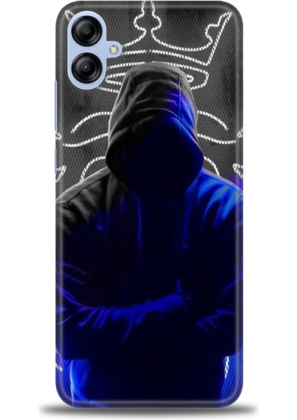 Samsung Galaxy A04E Hd Baskılı Kılıf + Seramik Tam Kaplayan Ekran Koruyucu 357