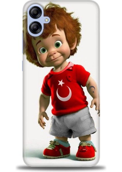 Samsung Galaxy A04E Hd Baskılı Kılıf + Seramik Tam Kaplayan Ekran Koruyucu 247