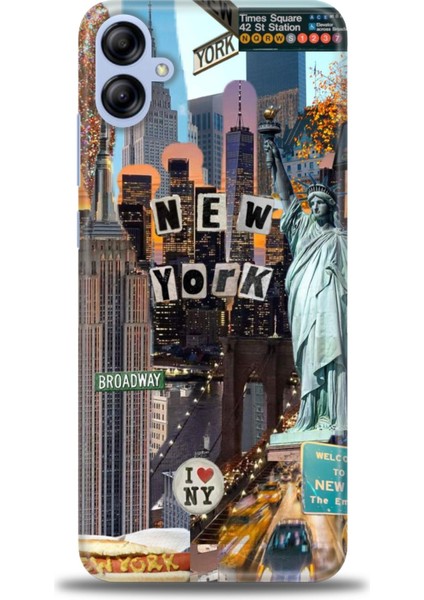 Samsung Galaxy A04E Hd Baskılı Kılıf + Seramik Tam Kaplayan Ekran Koruyucu 265