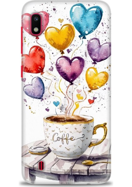 Samsung Galaxy A10 Hd Baskılı Kılıf + Seramik Tam Kaplayan Ekran Koruyucu 411