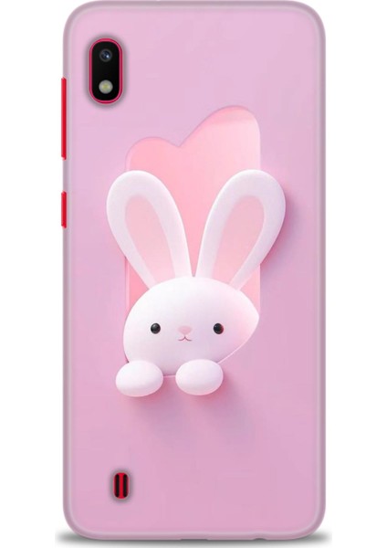Samsung Galaxy A10 Hd Baskılı Kılıf + Seramik Tam Kaplayan Ekran Koruyucu 74
