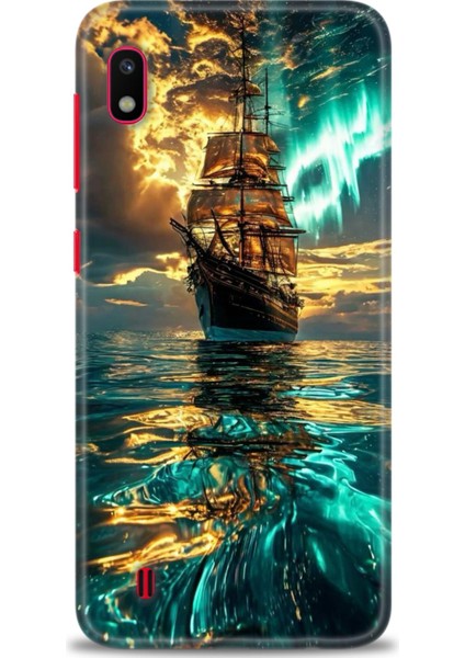 Samsung Galaxy A10 Hd Baskılı Kılıf + Seramik Tam Kaplayan Ekran Koruyucu 237