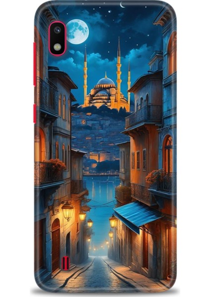 Samsung Galaxy A10 Hd Baskılı Kılıf + Seramik Tam Kaplayan Ekran Koruyucu 221