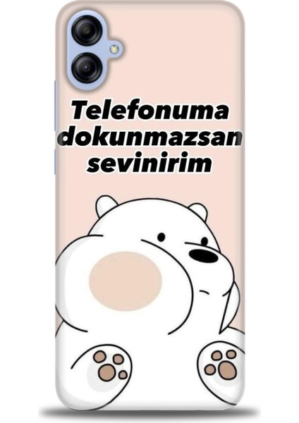 Samsung Galaxy A04E Hd Baskılı Kılıf + Seramik Tam Kaplayan Ekran Koruyucu 158