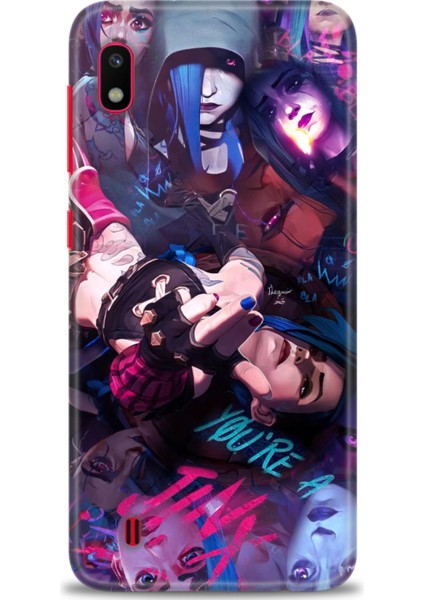 Samsung Galaxy A10 Hd Baskılı Kılıf + Seramik Tam Kaplayan Ekran Koruyucu 278