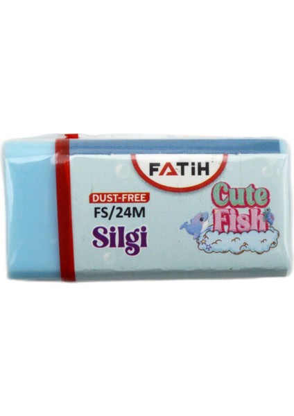 Cute Fish Dust Free Orta Boy Silgi No:24 24 Adet FA37083