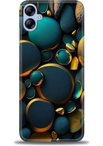 Samsung Galaxy A04E Hd Baskılı Kılıf + Seramik Tam Kaplayan Ekran Koruyucu 345