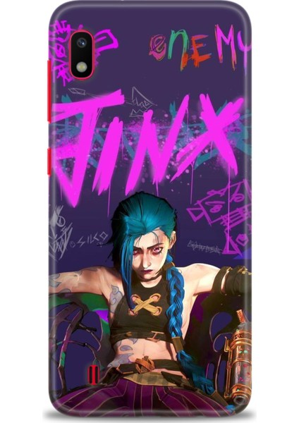 Samsung Galaxy A10 Hd Baskılı Kılıf + Seramik Tam Kaplayan Ekran Koruyucu 275