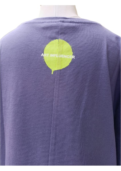 Erkek Çocuk T-Shirt Influencer Baskılı Mor fiyatları