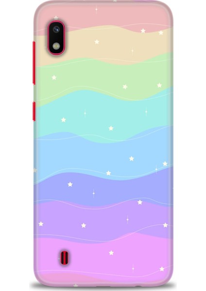 Samsung Galaxy A10 Hd Baskılı Kılıf + Seramik Tam Kaplayan Ekran Koruyucu 423