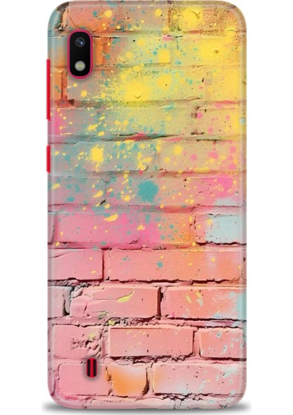 Samsung Galaxy A10 Hd Baskılı Kılıf + Seramik Tam Kaplayan Ekran Koruyucu 432