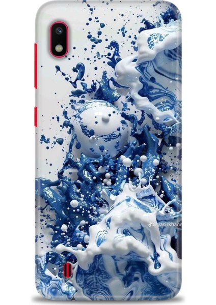 Samsung Galaxy A10 Hd Baskılı Kılıf + Seramik Tam Kaplayan Ekran Koruyucu 327