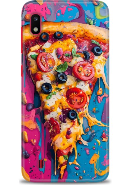 Samsung Galaxy A10 Hd Baskılı Kılıf + Seramik Tam Kaplayan Ekran Koruyucu 450