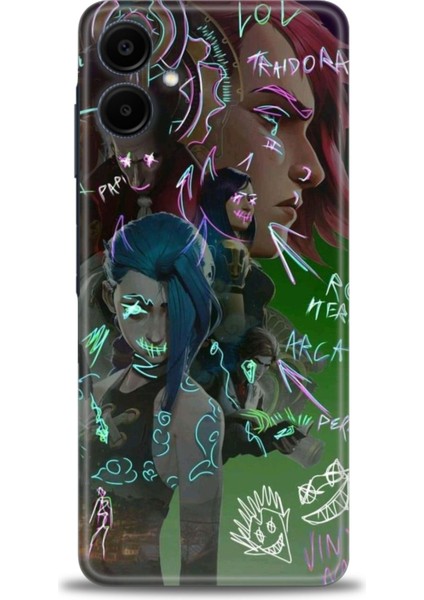 Samsung Galaxy A06 Hd Baskılı Kılıf + Seramik Tam Kaplayan Ekran Koruyucu 272