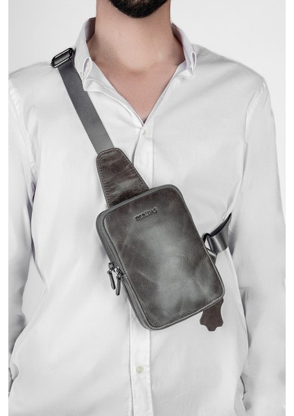 Hakiki Deri Body Bag Erkek Çantası