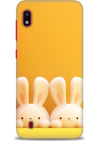 Samsung Galaxy A10 Hd Baskılı Kılıf + Seramik Tam Kaplayan Ekran Koruyucu 78