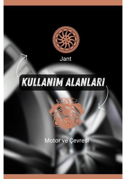 Jant Ve Motor Temizleyici 5L, 500ml ve Fırça Hediye, Jant Temizleme, Motor Temizleme modelleri