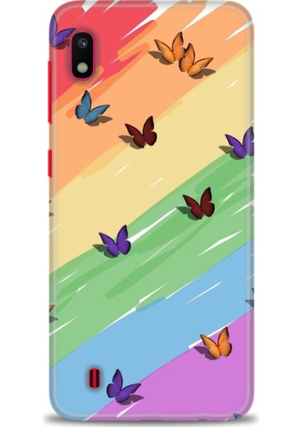 Samsung Galaxy A10 Hd Baskılı Kılıf + Seramik Tam Kaplayan Ekran Koruyucu 420