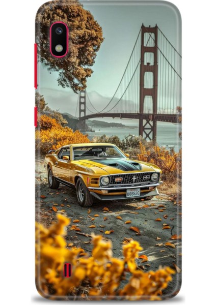 Samsung Galaxy A10 Hd Baskılı Kılıf + Seramik Tam Kaplayan Ekran Koruyucu 105