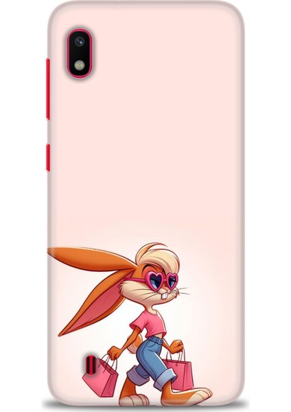 Samsung Galaxy A10 Hd Baskılı Kılıf + Seramik Tam Kaplayan Ekran Koruyucu 404