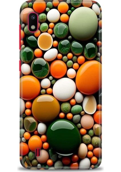 Samsung Galaxy A10 Hd Baskılı Kılıf + Seramik Tam Kaplayan Ekran Koruyucu 348