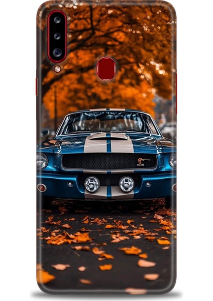 Samsung Galaxy A20S Hd Baskılı Kılıf + Seramik Tam Kaplayan Ekran Koruyucu 103