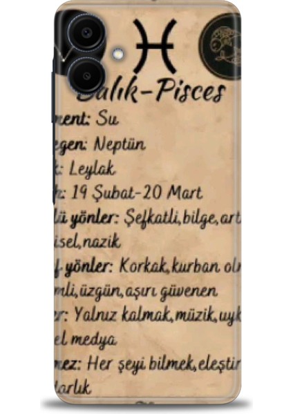 Samsung Galaxy A06 Hd Baskılı Kılıf + Seramik Tam Kaplayan Ekran Koruyucu 473