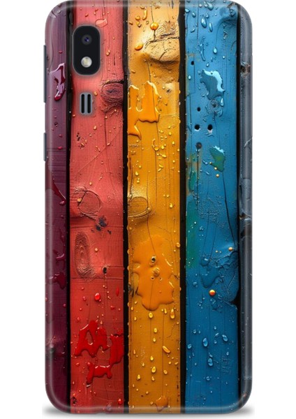 Samsung Galaxy A2 Core Hd Baskılı Kılıf + Seramik Tam Kaplayan Ekran Koruyucu 435