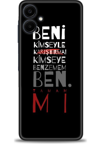 Samsung Galaxy A06 Hd Baskılı Kılıf + Seramik Tam Kaplayan Ekran Koruyucu 396